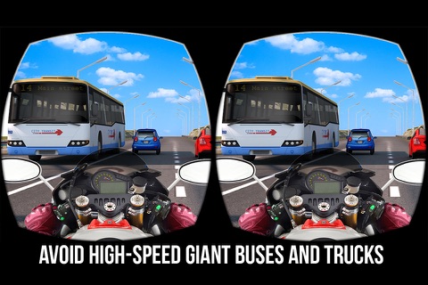 VR Crazy Bike Traffic Race - Free Racing Game 2017 screenshot 2