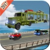 Army Flying Cargo Truck Stunt Game - Pro