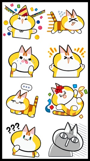 Crazy Cat Sticker Pack