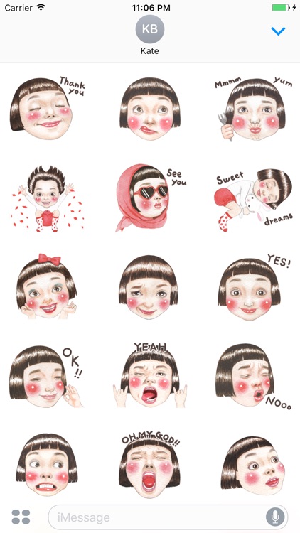 Yazmin The Lovely And Happy Girl English Stickers