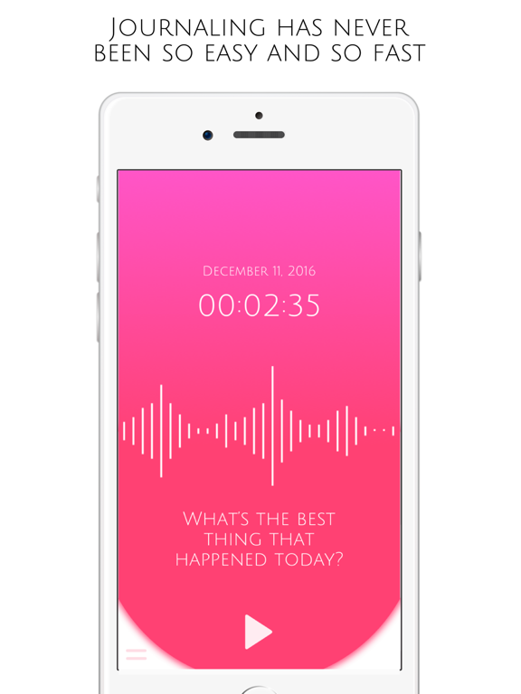 voice journal app