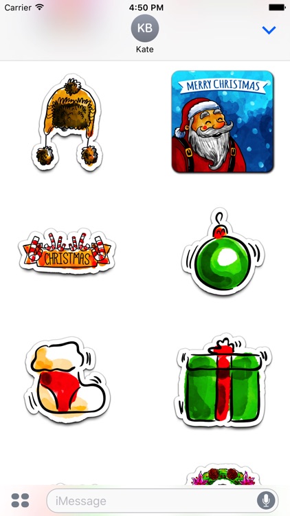 Watercolor Christmas Stickers Vol. 2 screenshot-3