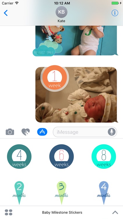 Baby Milestone Stickers