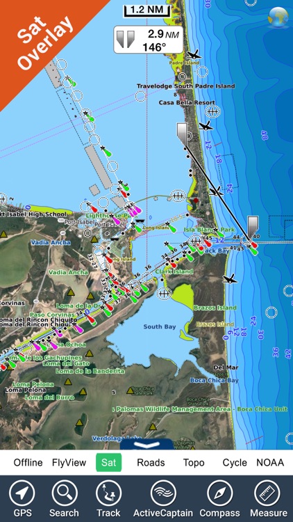 Marine : Florida to Mexico HD - GPS Map Navigator
