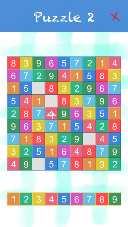 Sudoku Color - Classic Number Jigsaw