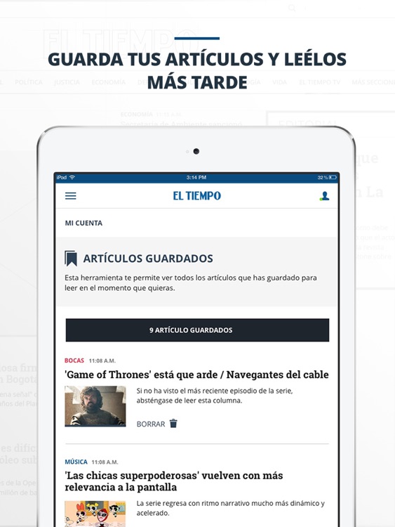 periódico EL TIEMPO