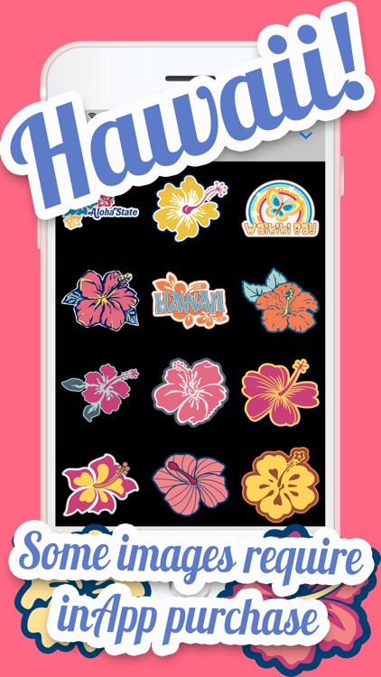 Hawaii Sticker Set