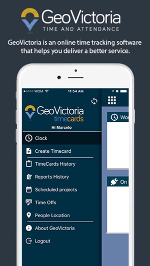 GeoVictoria TimeCards