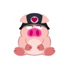 Cute Piggy Commando - 2 stickers by CandyA$$