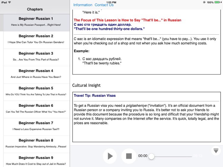 Intro to Russian Language and Culture for iPad screenshot-4