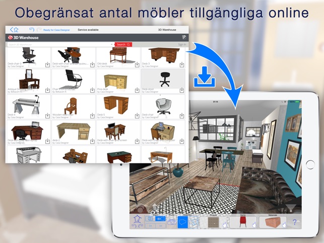 Casa designer 3d freemium heminredning i app store