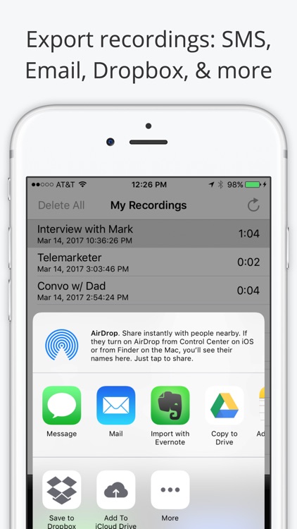 Call Recorder Lite for iPhone