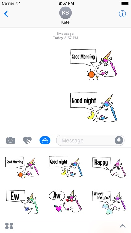 Pony Sticker - unicorn stickers for iMessage