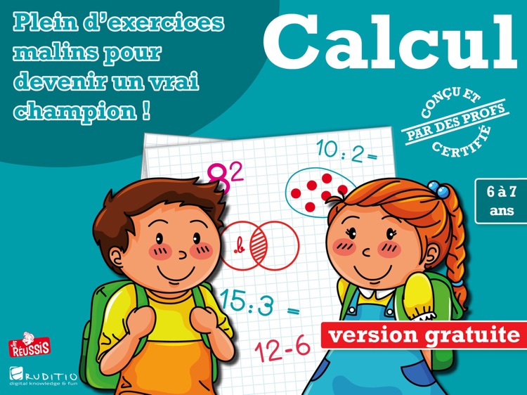 Calcul 6-7 ans FREE - amusant et malin