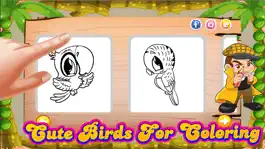Game screenshot Birds Coloring Book Kids : games for boys & girls hack