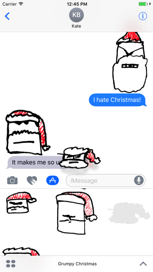 Grumpy Christmas Stickerpack(圖5)-速報App