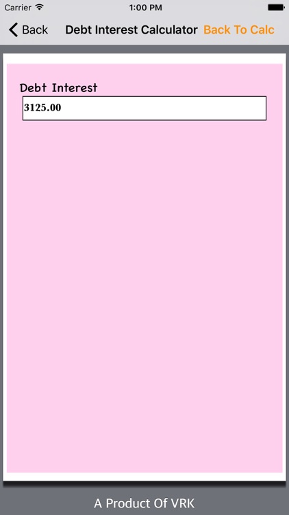 Credit & Debt Calc