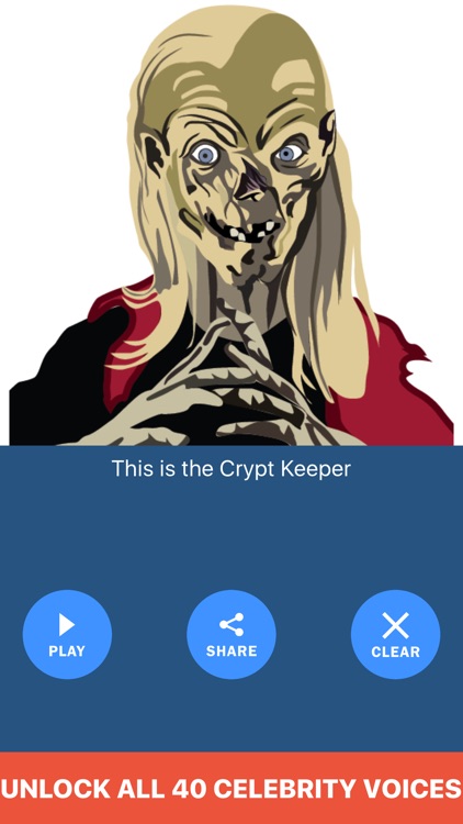 Crypt Keeper Voice Changer Text to Speech Recorder