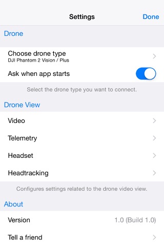 DroneVR - FPV for DJI drones screenshot 4