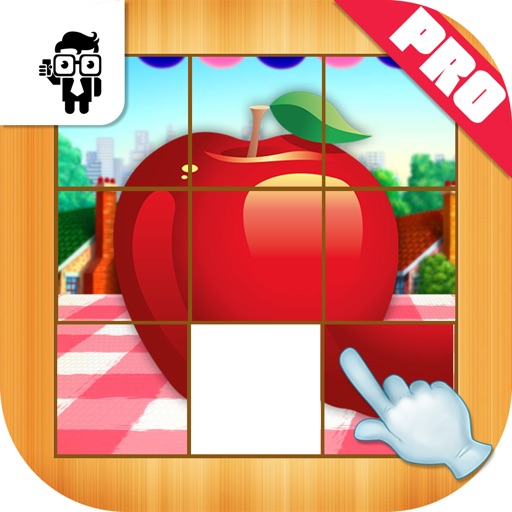Fruit Slide Puzzle Kids Game Pro Icon