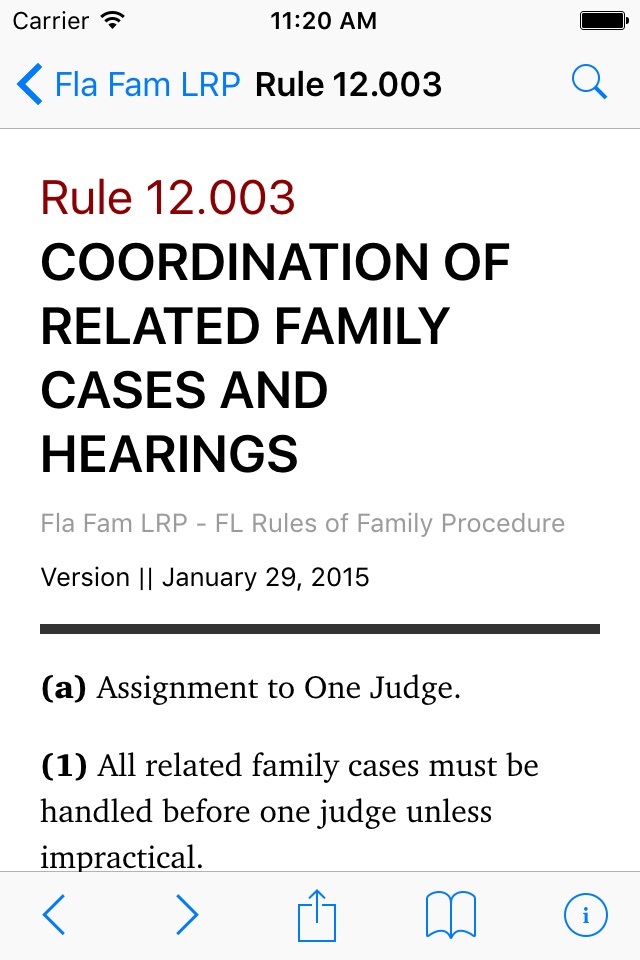 Florida Family Law Rules of Procedure (LawStack) screenshot 2