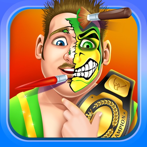Kids Wrestling Face Paint Salon Make-Up Games iOS App