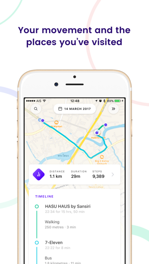 Arc App - Location & activity