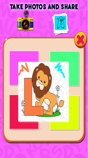 Letters Kids Coloring Book(圖5)-速報App