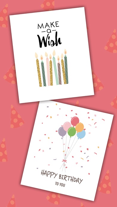 How to cancel & delete Birthday greeting cards with stickers – Photo edit from iphone & ipad 1