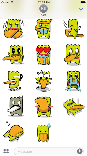 表情貼紙 Hellowe Stickers: Tongue baby(圖3)-速報App