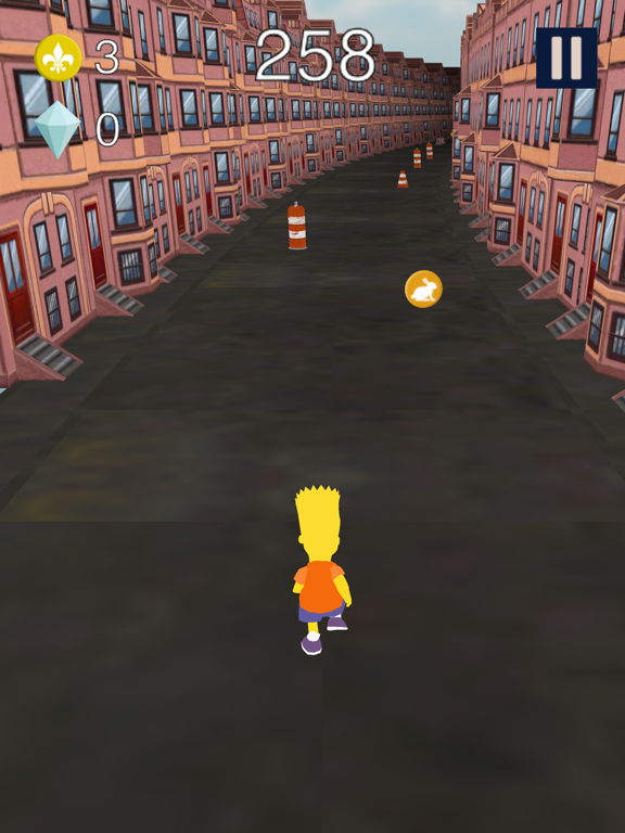 3D Tapped Family Runner Game for Simpsons fansのおすすめ画像3