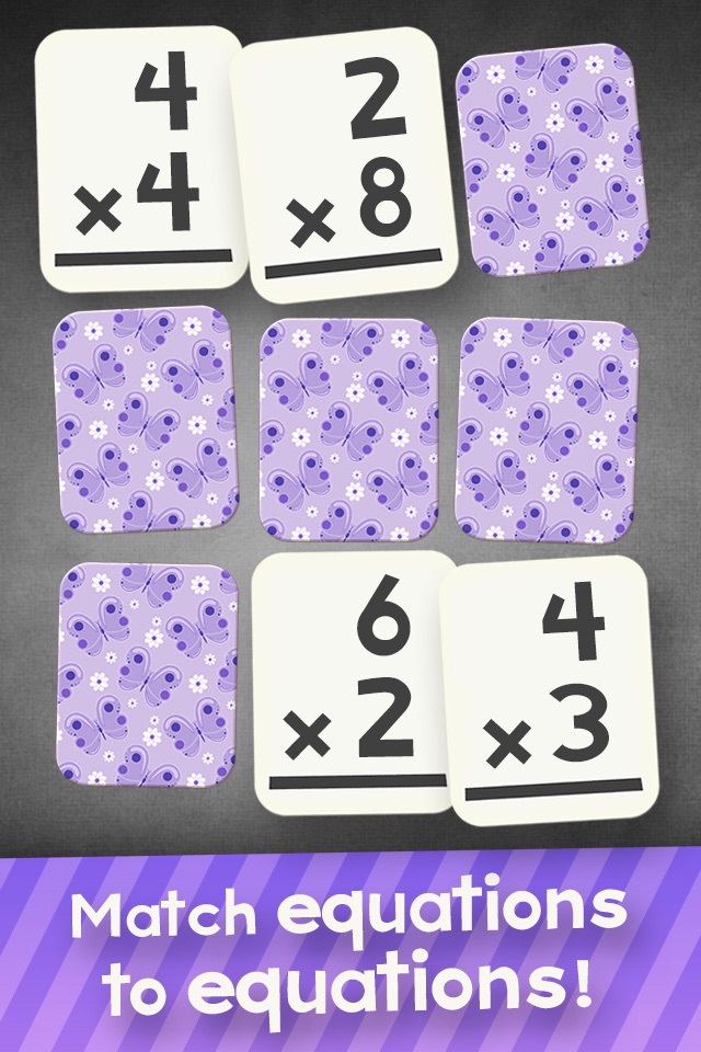 Multiplication Flash Cards Games Fun Math Problems screenshot 4
