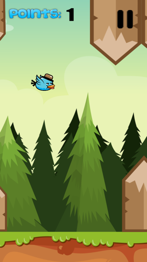 BlueBird - Addictive Flappy Game for Teens(圖2)-速報App