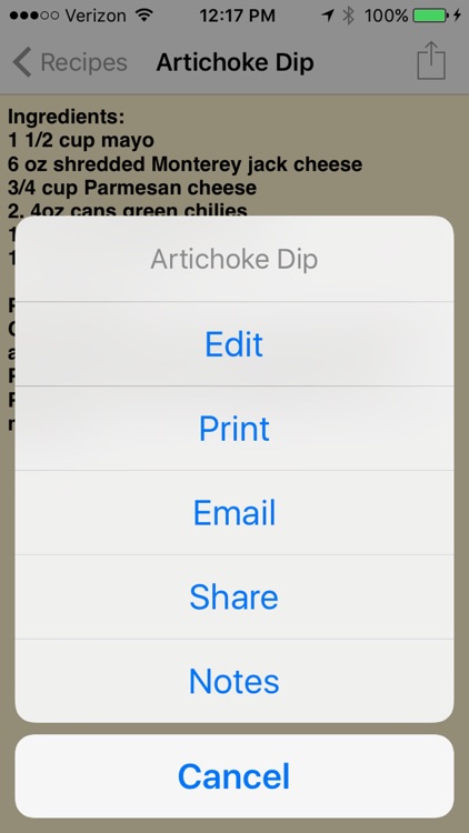 JustMyRecipes