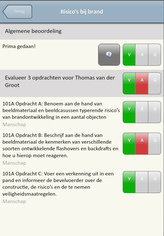 Evaluatie App screenshot 4