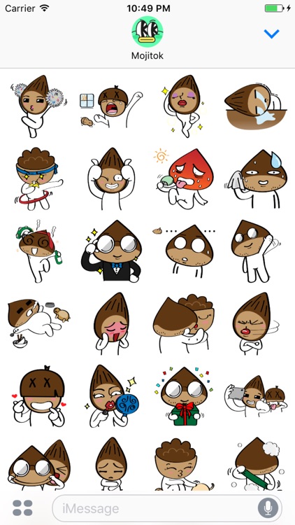 Nuts Family Stickers