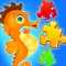 Sea animal jigsaw puzzle for toddler- Jigsaw Puzzles 