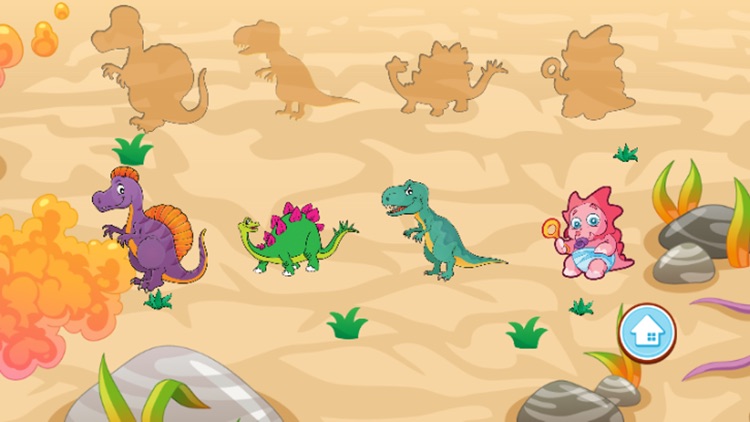 Dinosaur Puzzle Game by Weerasak Lertniphonphun