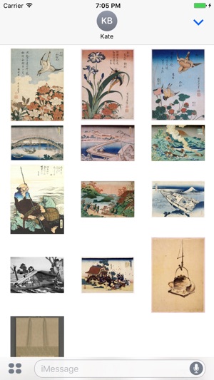 Hokusai Artworks Stickers(圖4)-速報App