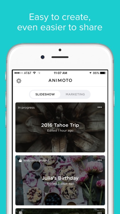 Animoto Video Slideshow Maker screenshot-0