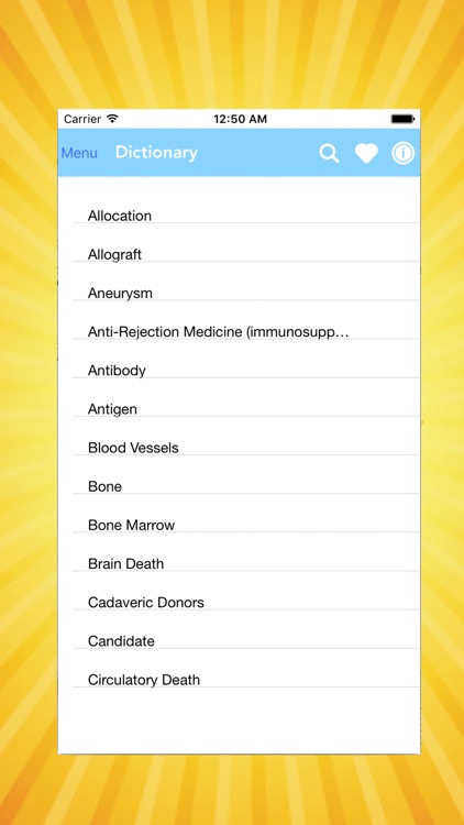 Organ Transplant - Terms