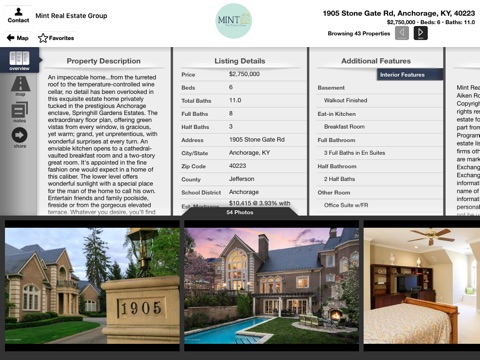 MINT Real Estate Group Mobile for iPad screenshot 4