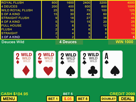 Cheats for Deuces Wild Casino