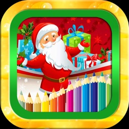 Christmas wishes photo coloring book for kids