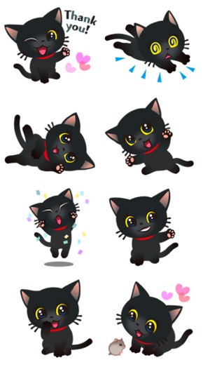 Best Black Cat Stickers(圖2)-速報App