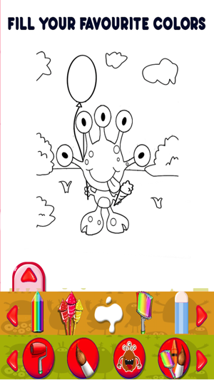 Monster Kids Coloring Book Pro(圖3)-速報App