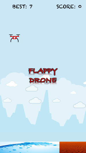 Flappy Drone: Crash Plane Flying Sky Rac