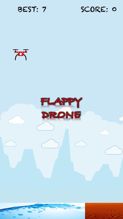 Flappy Drone: Crash Plane Flying Sky Racing Game