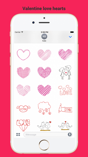 Love Handmade Drawing Sticker for iMessage(圖5)-速報App