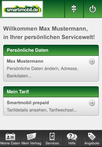 smartmobil.de Servicewelt screenshot 2